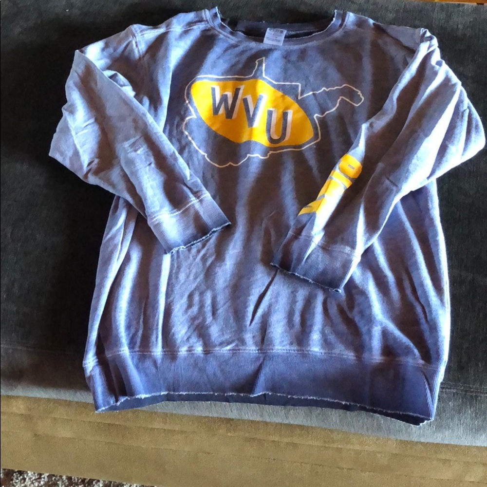 WVU oversized long sleeved t-shirt